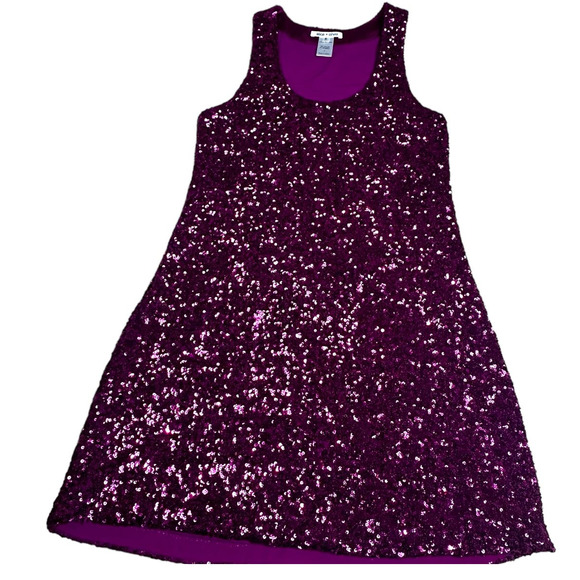 Alice and Olivia Hot Pink Sequins Mini Dress Size Small (retail $200)‎ - Picture 3 of 9